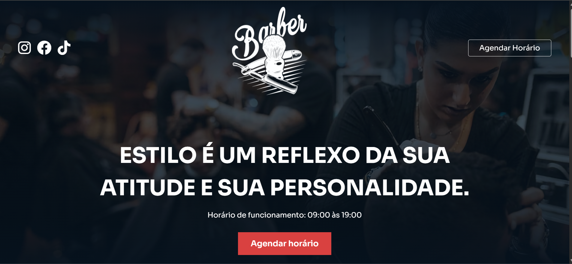 Site barbearia